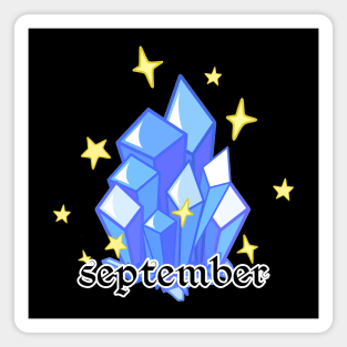 September Sapphire Magnet